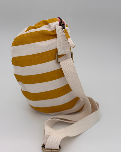 Fanny pack - Adult Teens Size - Stripes of yellow