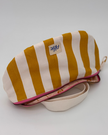 Fanny pack - Adult Teens Size - Stripes of yellow