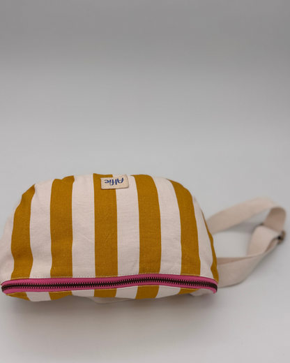 Fanny pack - Adult Teens Size - Stripes of yellow
