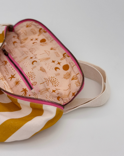Fanny pack - Adult Teens Size - Stripes of yellow