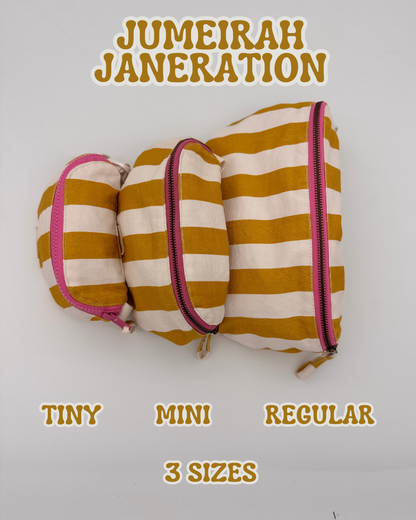 Fanny pack - Adult Teens Size - Stripes of yellow