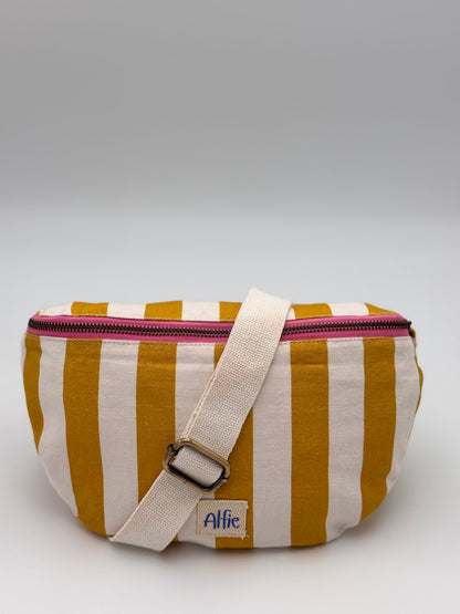 Fanny pack - Adult Teens Size - Stripes of yellow