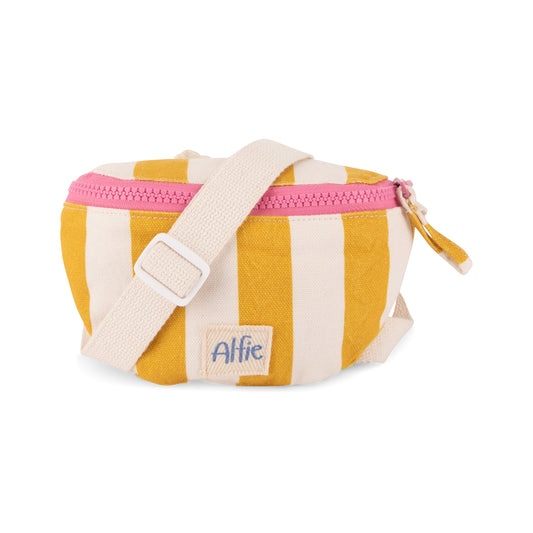 Fanny pack  - Tiny kid size - Stripes of yellow